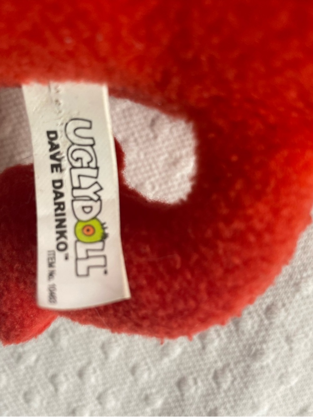 UGLY DOLL Dave Darinko red plush - Picture 2 of 2